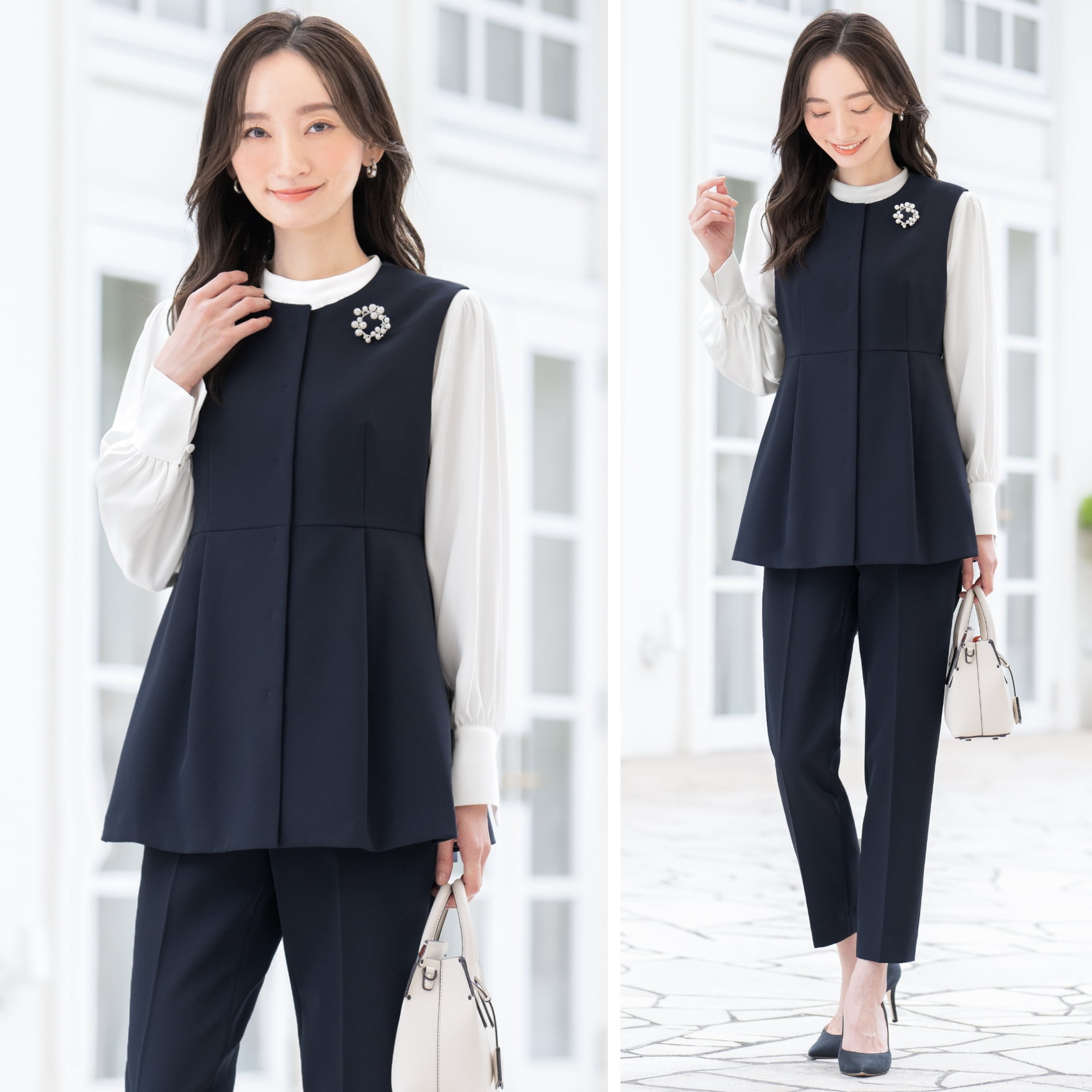 スーツ レディース セットアップ パンツ セレモニー 入学式 卒業式