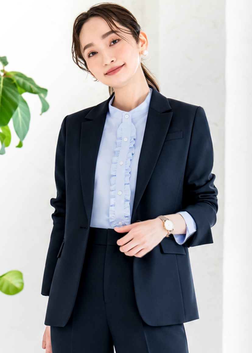 ELENA（エレナ） ジャケット 単品 レディース ビジネススーツ ロング 