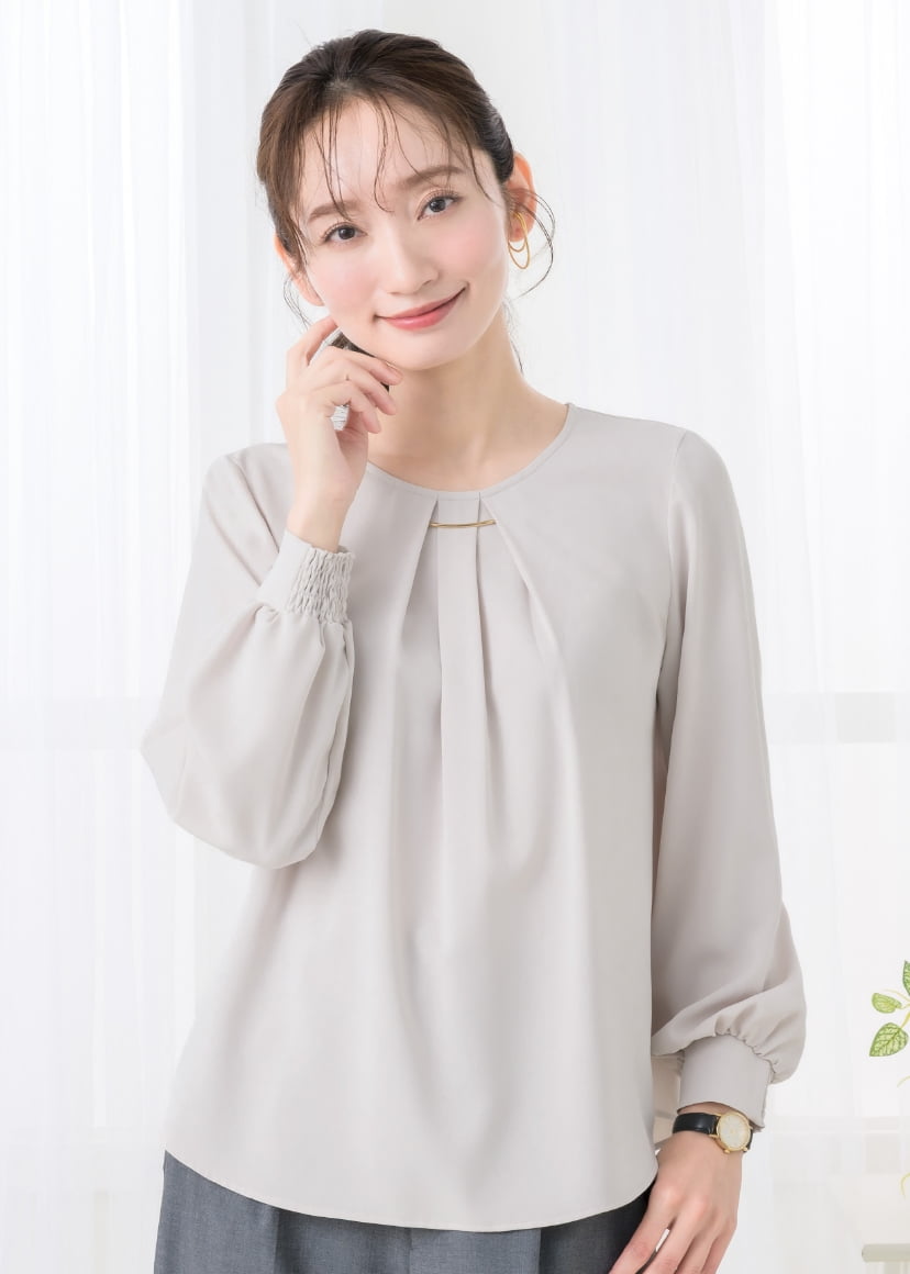 ブラウス レディース おしゃれ オフィス カジュアル 一枚着 2way