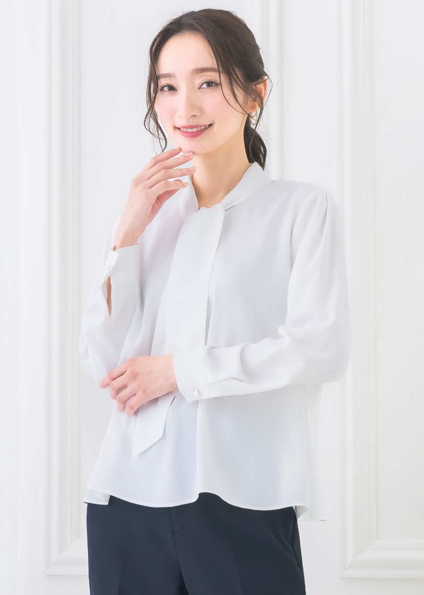 ELENA（エレナ） ブラウス レディース 接触冷感 おしゃれ オフィス 