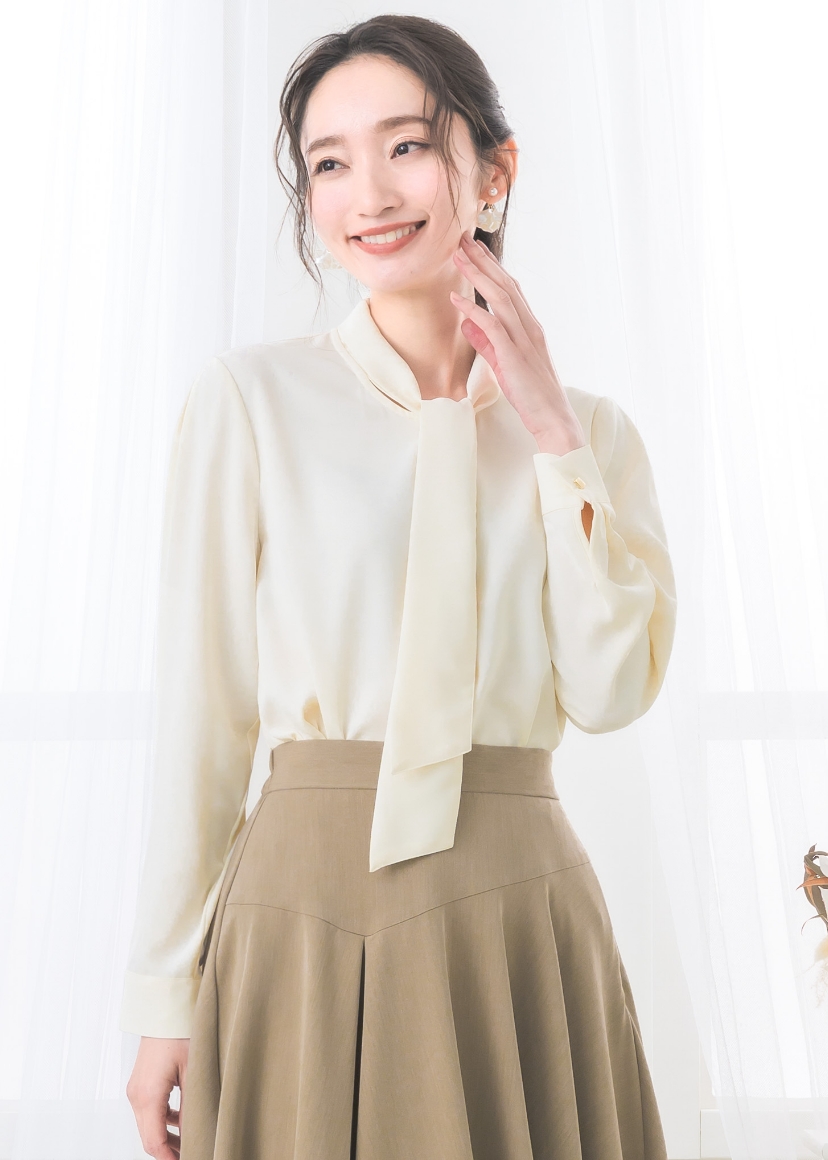 ELENA（エレナ） ブラウス レディース 接触冷感 おしゃれ オフィス 