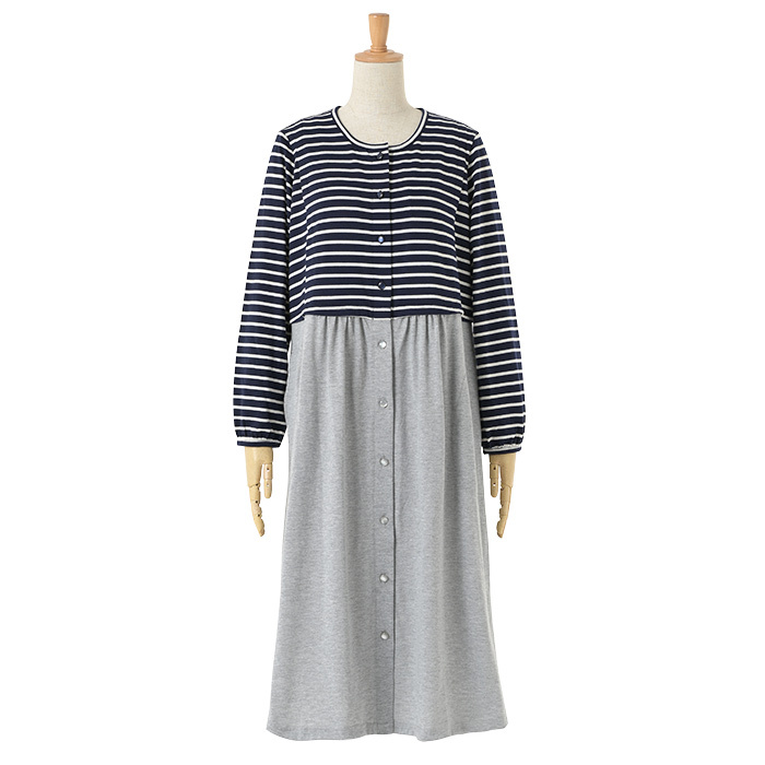 マタニティ ネグリジェ 冬 ワンピース 前開き スカート ロング パジャマ レディース 母 授乳口付き ママ 長袖 妊娠 産前 産後 入院用 産院 春 秋 Elena 通販 Yahoo ショッピング