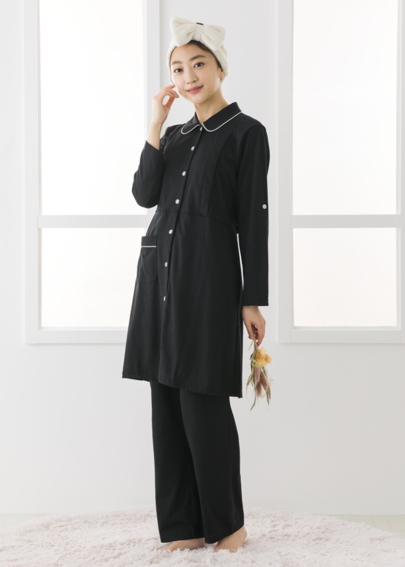 産前・産後 授乳服】ジュース柄プリントマタニティ前開き
