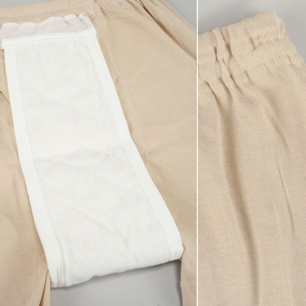 さるまた 失禁申又 40cc吸水 さわやかパンツ 前あき M〜LL (さるまた ももひき 股引き パッチ ぱっち 肌着 下着)