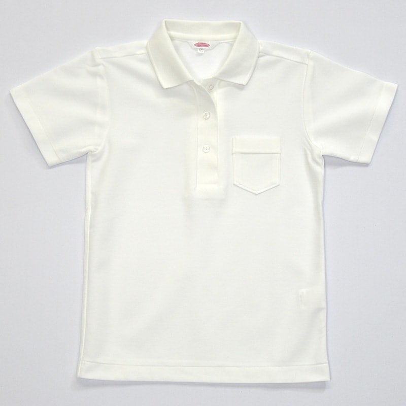 トンボ学生服 女子 半袖カノコポロシャツ 120cmA〜160cmA (トンボ TOMBOW 鹿の子)