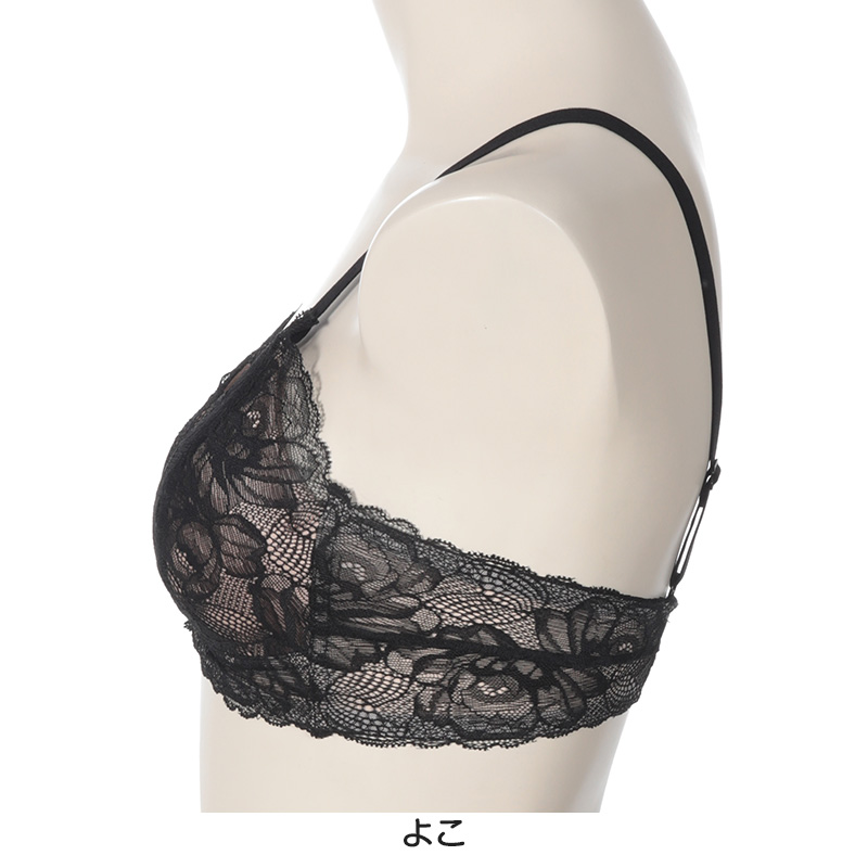 ヌードメイク アツギ ノンワイヤーブラジャー 総レース M〜LL