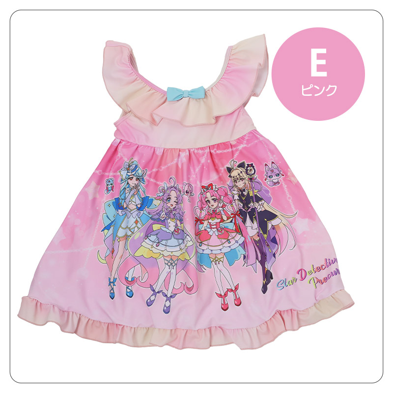 水着 プリキュア 女児 ワンピース 100 110 120 cm 女子 キャラクター プール 海 海水浴 水泳用品 スイムウェア スイムウエア マリンウェア