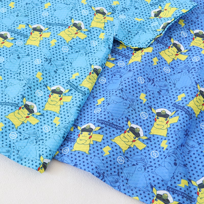 SPAO ポケモン ポケモンボール 半袖 パジャマ(BLUE) ポケモン パジャマ キッズ 半袖 男の子 夏 綿 110cm〜130cm 子供