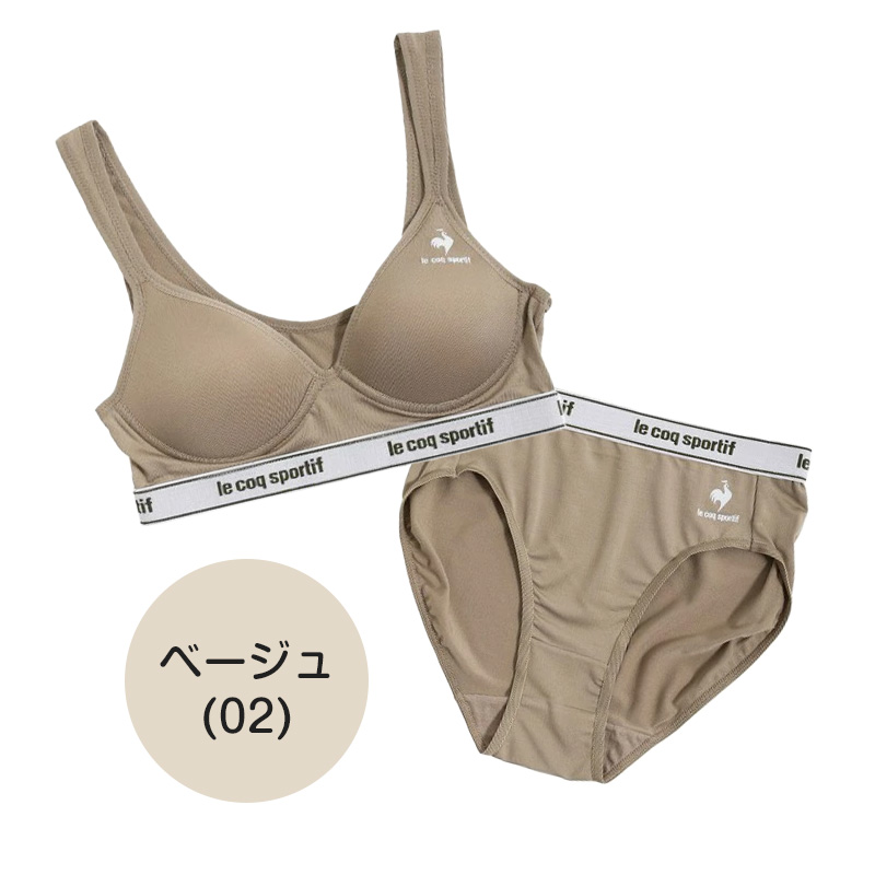 スポーツブラ ジュニアブラ セット キッズ スポブラ 下着 上下セット 150〜165cm ハーフトップ ルコック 子供 ブラジャー 女の子 ノンワイヤーブラ インナー