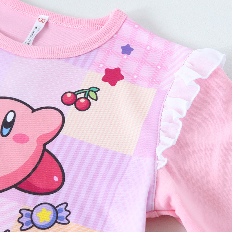 BANDAI 光るパジャマ 星のカービィ 長袖 女の子 キッズ パジャマ