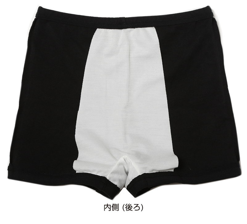 スパッツ 1分丈 黒 生理 防水 S〜L (生理用品 パンツ スクールインナー 下着 肌着 インナー 小さいサイズ サニタリーショーツ 中学生) (在庫限り)