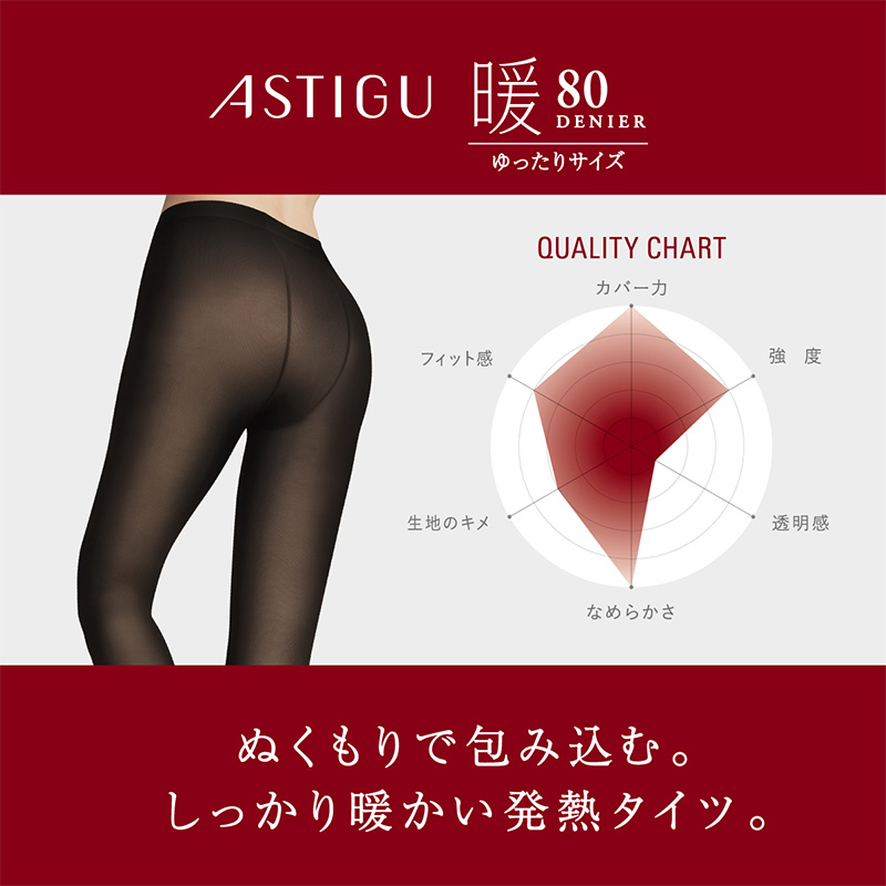 【未使用】アツギ 発熱タイツ 80・120デニール L-LL 20足セット アスティーグ タイツ アツギ 圧 着圧タイツ 発熱タイツ アツギタイツ