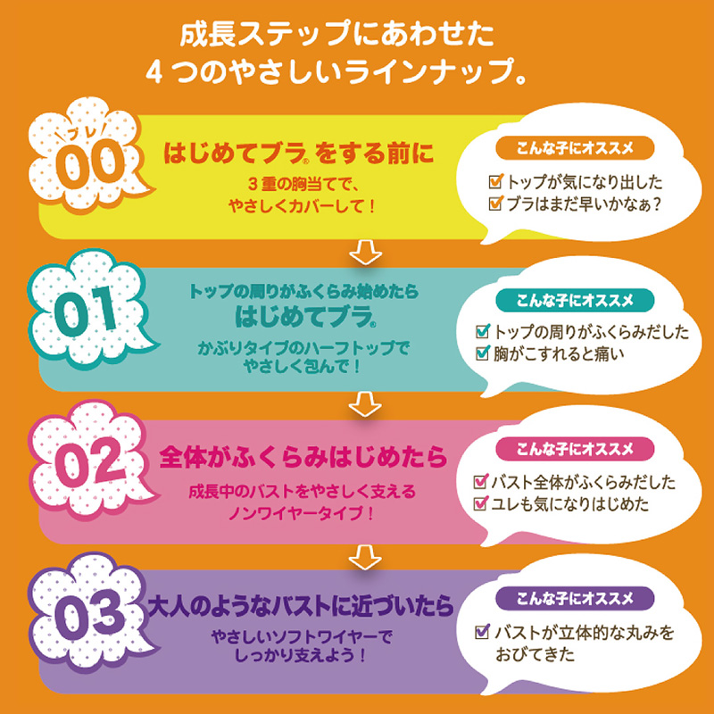 キャミソール カップ付き 子供 透けにくい ジュニア ブラトップ ブラキャミ SS〜L (インナー 下着 中学生 女の子 ジュニアブラ ファーストブラ) (送料無料) (在庫限り)