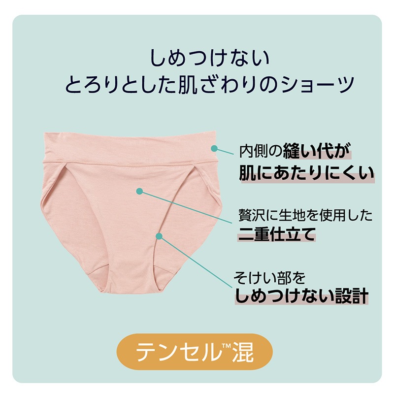 しめつけない ショーツ ふんどし レディース アツギ 快眠ing インナー 鼠径部 締め付けない M〜LL ふんどしショーツ 寝るとき 下着 女性 そけい部 ショーツ単品