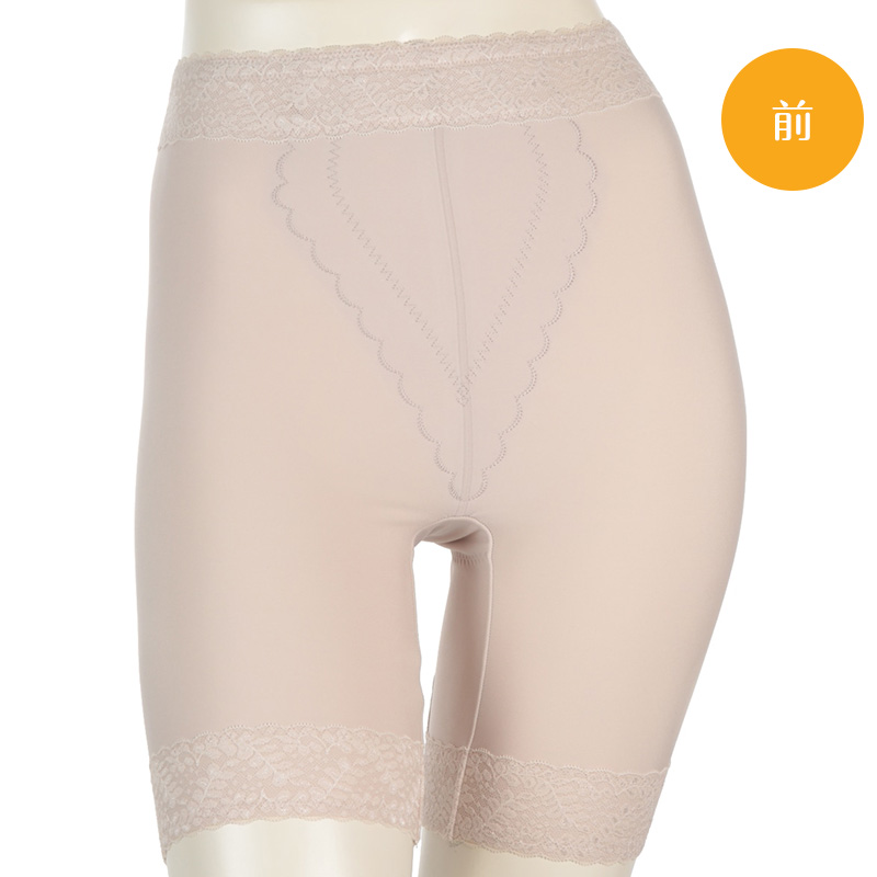 ガードルショーツ ロングガードル ひざ上丈 裏起毛 ガードル 1枚履き ぽっこりお腹 アツギ ウエスト64〜90cm ロング丈 ATSUGI レディース 下着 補正下着 防寒