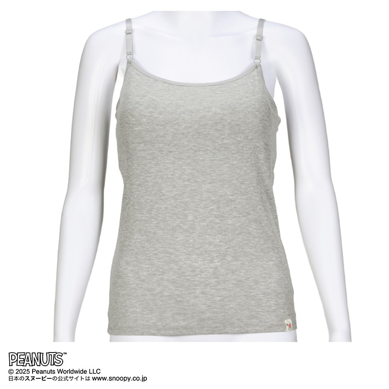 カップ付きキャミソール キッズ 小学生 キャミソール 子供 リブ 女の子 スヌーピー 150cm 160cm 165cm インナー 下着 中学生 カップ付きインナー ジュニアブラ