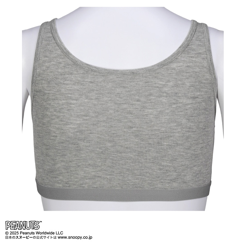 ジュニアブラ ハーフトップ キッズ 小学生 ファーストブラ 子供 リブ 女の子 スヌーピー 150cm 160cm 165cm 女児 インナー 下着 中学生 女子 カップ付きインナー