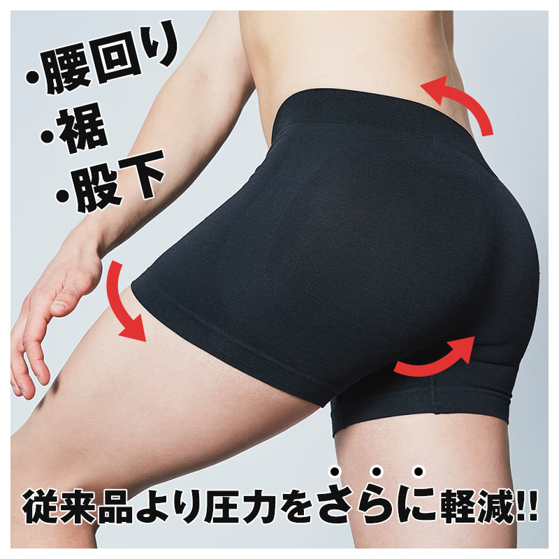 ボディワイルド ボクサーパンツ ボクサーパンツ メンズ 前閉じ M L LL BodyWild 下着 アンダーウェア インナー 男性用 シームレス 快適 フィット ストレッチ