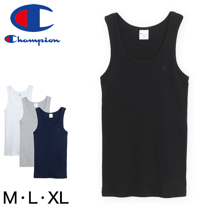 チャンピオン タンクトップ メンズ M〜XL (Champion 下着 肌着 ランニングシャツ ランニング インナー シャツ トップス 男性 M L  XL) (在庫限り)