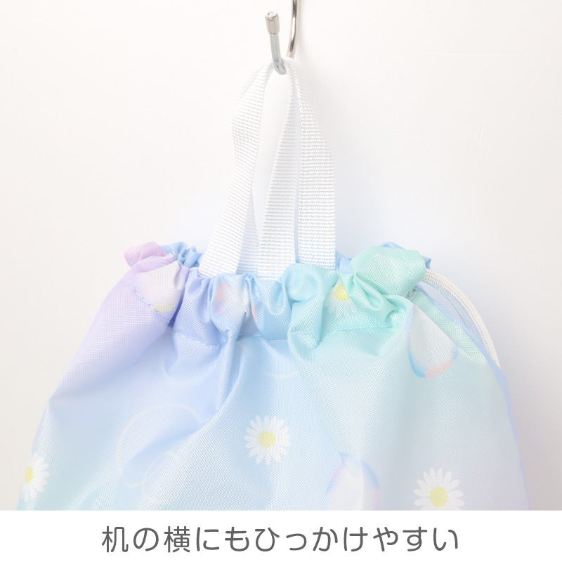 ナップサック キッズ プールバッグ B.MEMORY グラデーション パステルカラー 巾着バッグ 子供 女の子 男の子 ジュニア W32×H40cm