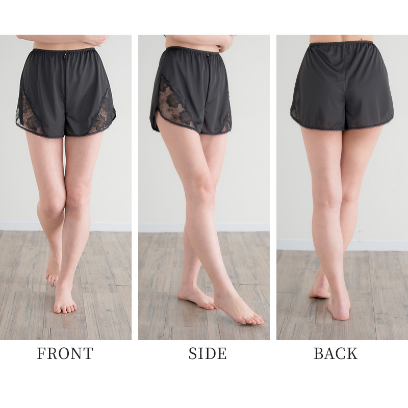 チュールフレアー レディース ペチコート フレア 日本製 M L LL インナー 下着 透け防止 透けにくい トリコット 吸水速乾 静電防止 フレアスカート ランジェリー