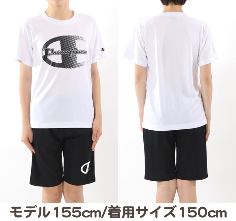 【CHAMPION】チャンピオン　半袖シャツ&ショートパンツ セットアップ Champion Tシャツ＆ショートパンツセットアップ キッズ