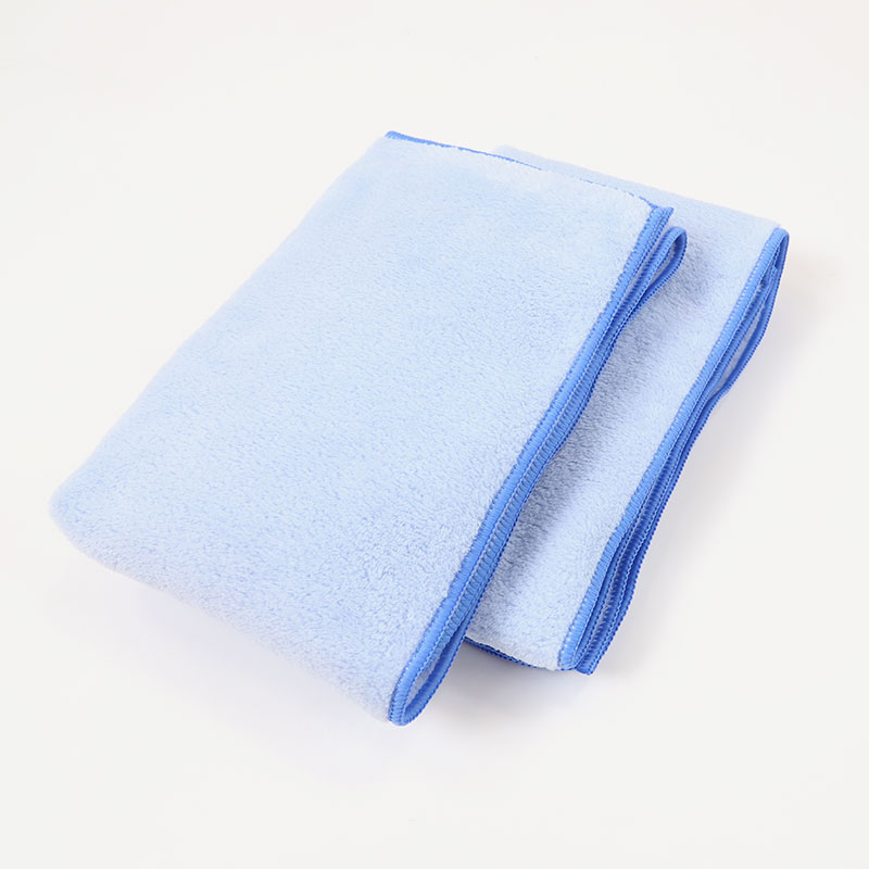 マイクロファイバー フェイスタオル 2枚組 約34×80cm 吸水性 速乾性