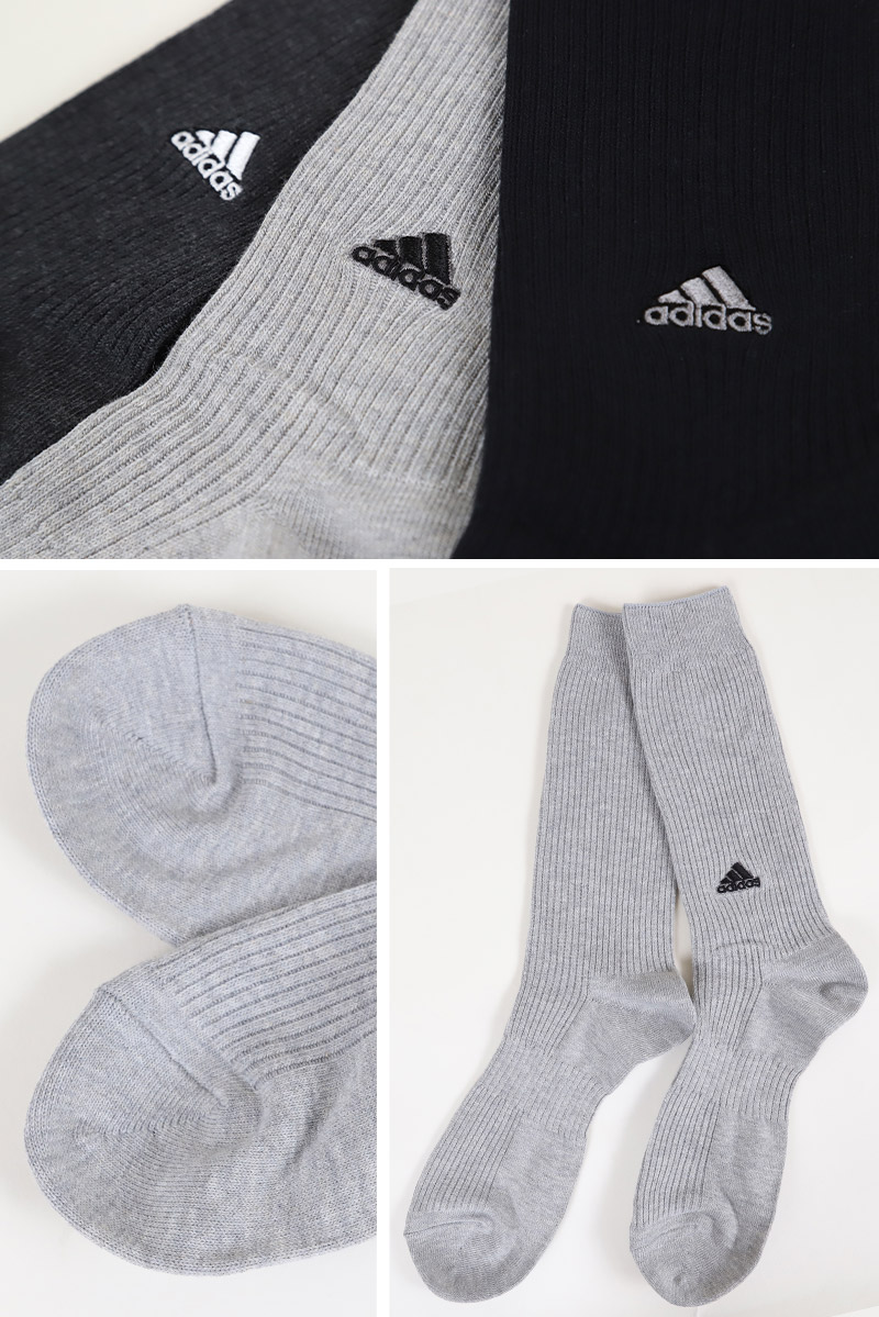 Adidas Originals by Avavav クルーソックス 3点セット 送関込 adidas by Avavav CREW SOCKS 3PACK クリームホワイト/ブラック