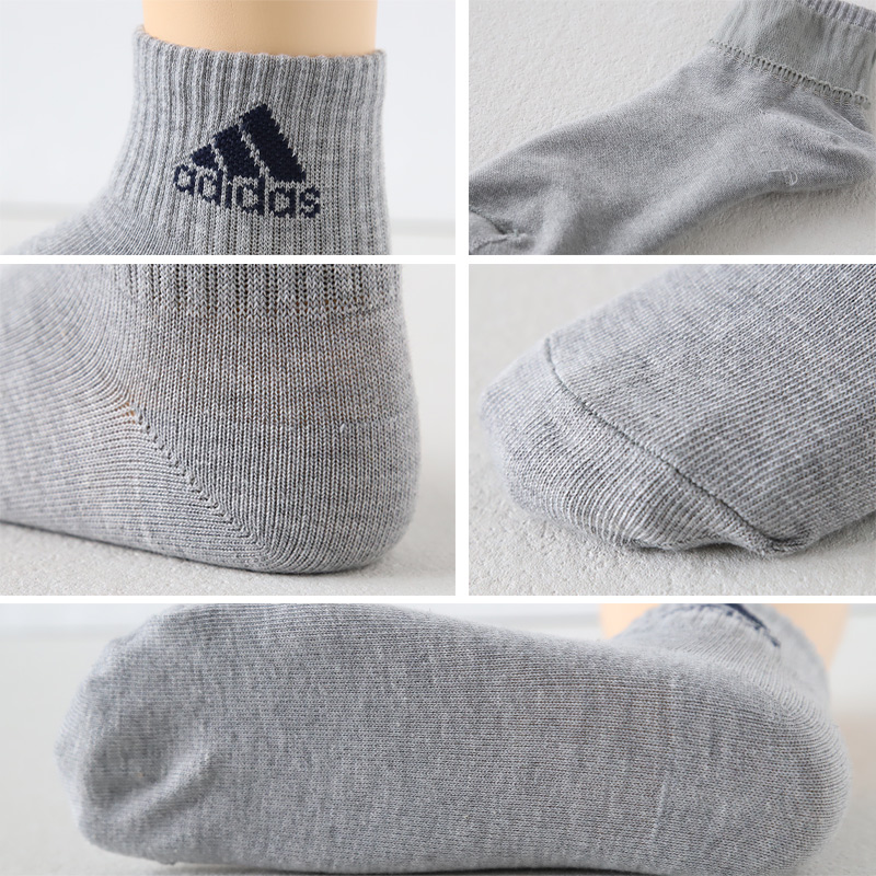 靴下 レディース ショート ソックス 女子 くるぶし丈 3P adidas 19-21/22-24cm (アディダス 綿混 女 セット まとめ買い フクスケ 福助 消臭 ) (在庫限り)