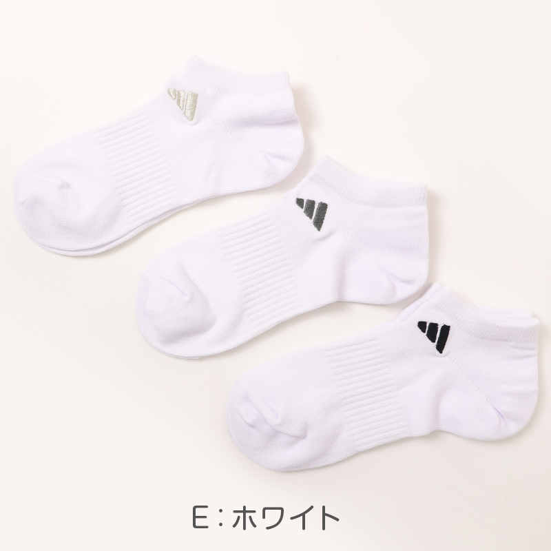adidas（アディダス） 靴下 スニーカーソックス レディース adidas 3足