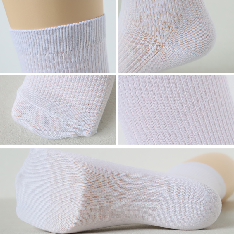 ファブリーズ スクールソックス 靴下 男子 女子 クルーソックス 無地 3足組 19-21 22-24 24-26 学生 通学 ソックス 紺 黒 白 小学生 中学生 高校生 学校