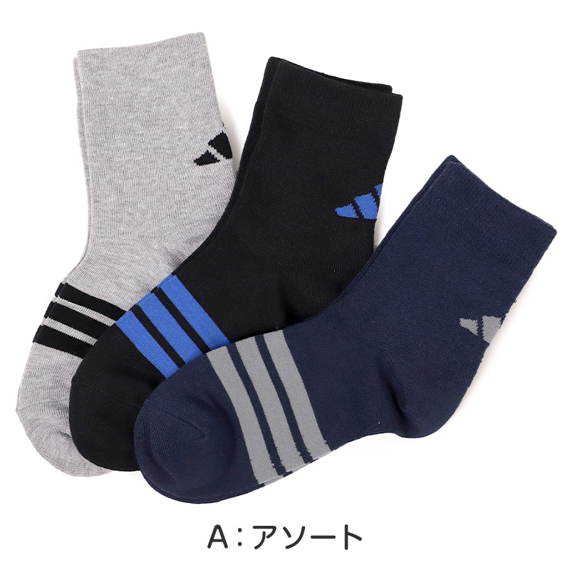 adidas（アディダス） 靴下 暖かい カジュアル丈 ソックス 冬 厚手