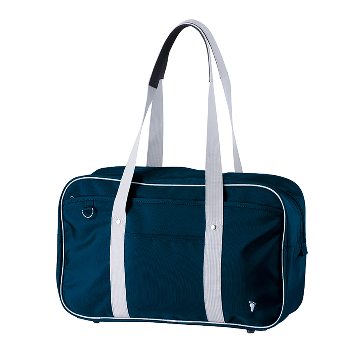 スクールバッグ サブバッグ 男子 女子 防水 黒 紺 スクバ 肩掛け 手提げ 定番 高校生 中学生 フットマーク 21リットル スポーツバッグ ショルダー カバン