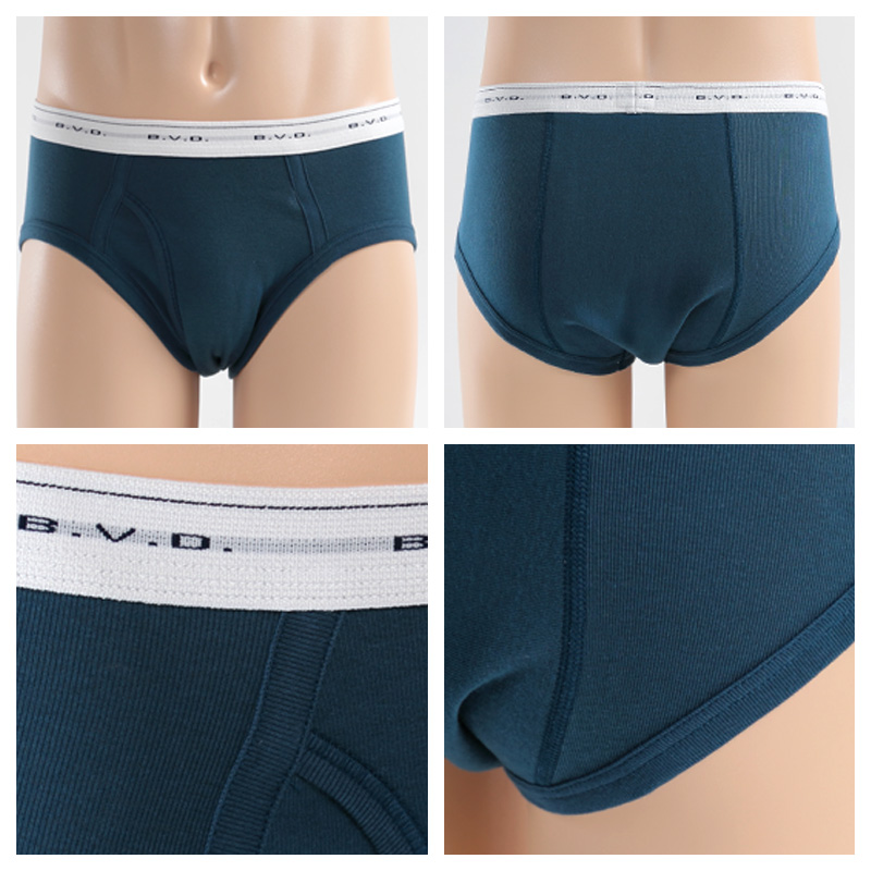 BVD ブリーフ ビキニ メンズ 下着 綿100% カラー 前開き 5枚セット M L LL bvd ビキニブリーフ 下着 インナー パンツ ショーツ セット 伸縮性 カラーブリーフ