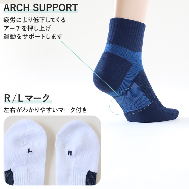 GUNZE グンゼ メンズ ショートソックス スポーツ 2足セット 25