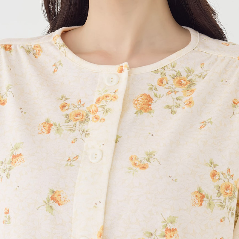 GUNZE パジャマ　秋冬用　ゆったり設計　介護　レディース　女性　L L GUNZE グンゼ パジャマ レディース 長袖 冬 ボア フリース