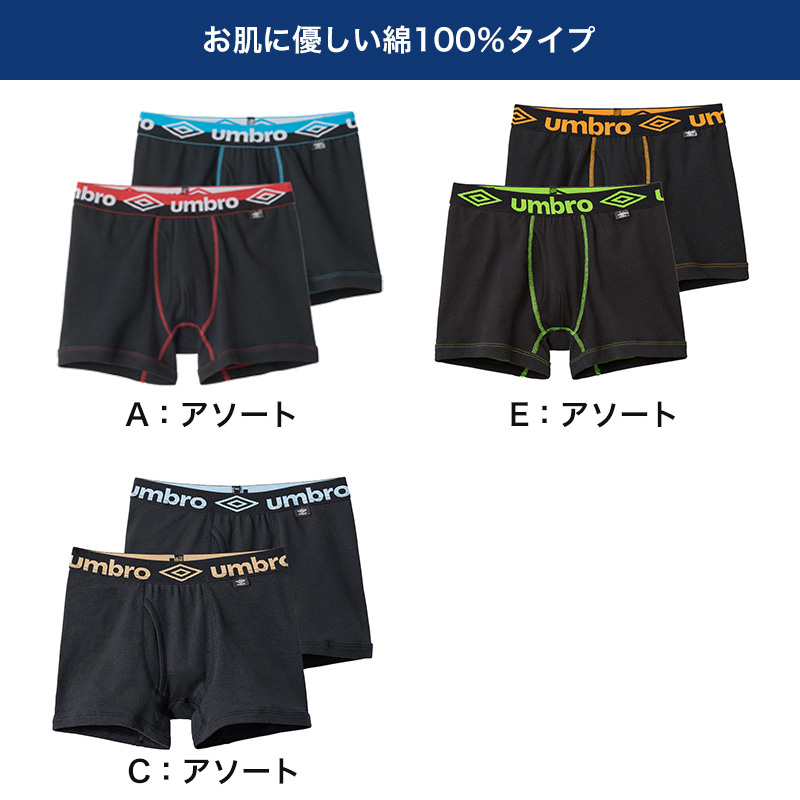 グンゼ umbro ボクサーブリーフ ボクサーパンツ 2枚組 前開き M L LL アンブロ メンズ パンツ 前あき ボクサーブリーフ 下着 インナー 綿 吸汗速乾 黒系