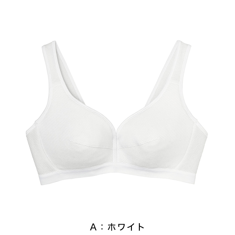 GUNZE グンゼ スポーツブラ 綿混 ノンワイヤーブラジャー M〜LL