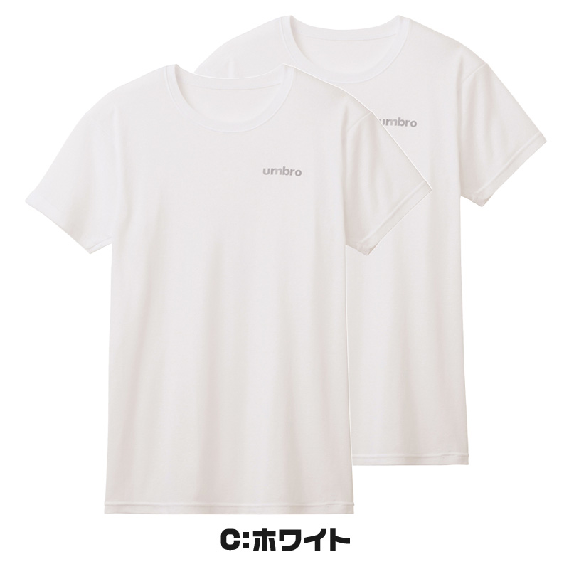 グンゼ アンブロ クルーネック Tシャツ 2枚 M〜LL 下着 シャツ 肌着