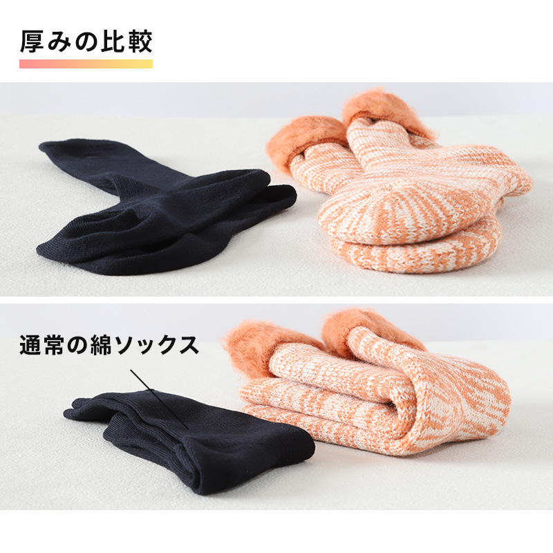 GUNZE（グンゼ） ウチコレ 極厚 ソックス 毛混 レディース ルーム