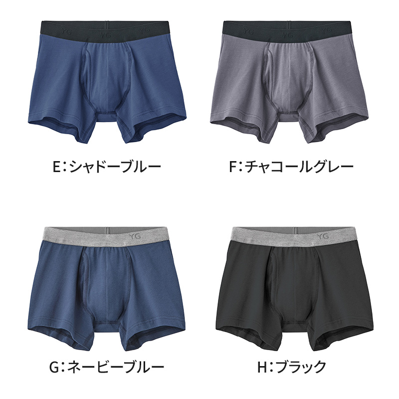 YG ボクサーパンツ メンズ 前開き ボクサーブリーフ 綿混 グンゼ M L