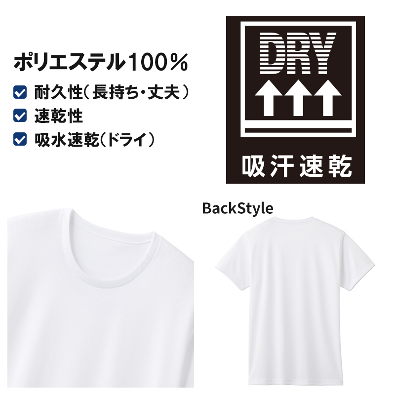 アディダス Tシャツ メンズ 半袖 インナー 吸汗速乾 メッシュ クルーネック 2枚組 adidas M L LL スポーツインナー 半袖シャツ 下着 男性用