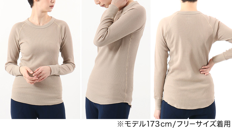 Hanes ヘインズ Undies レディース サーマル クルーネック Hanes ヘインズ Undies レディース サーマル クルーネック