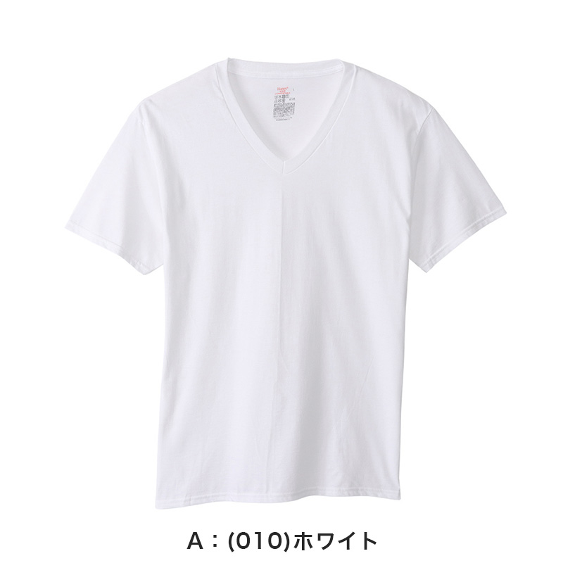 ヘインズ メンズ VネックTシャツ 3枚組 BIG 3L・4L (Hanes Global Value Line 綿100 インナー アンダーウェア 肌着 下着)