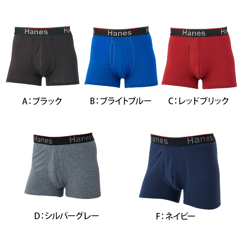 Hanes（ヘインズ） ボクサーブリーフ メンズ ボクサーパンツ 無地 股間