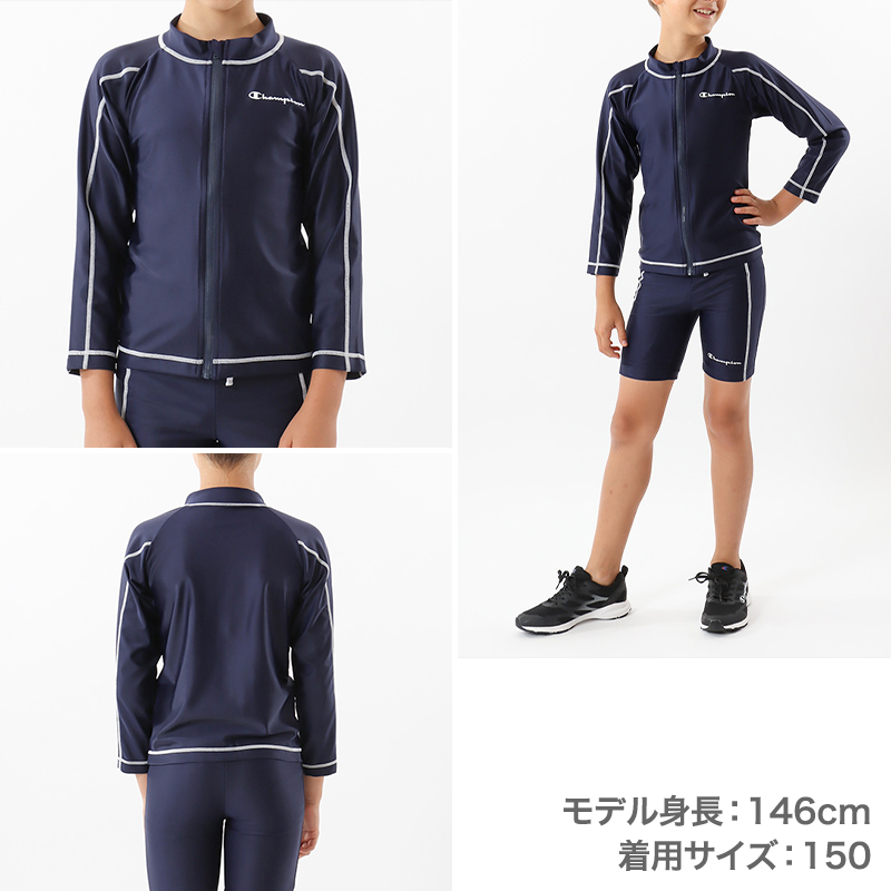 Champion チャンピオン キッズ ラッシュガード 男の子 水着 子供 Champion チャンピオン キッズ ラッシュガード 男の子 水着 子供
