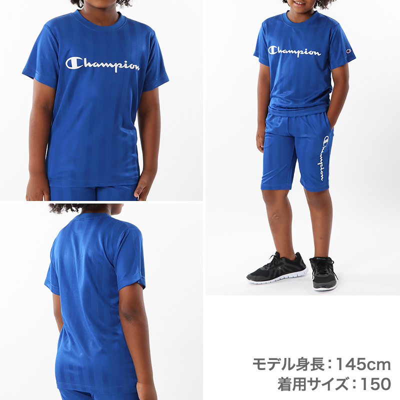 チャンピオン Tシャツ キッズ こども 半袖 スポーツ 吸水速乾