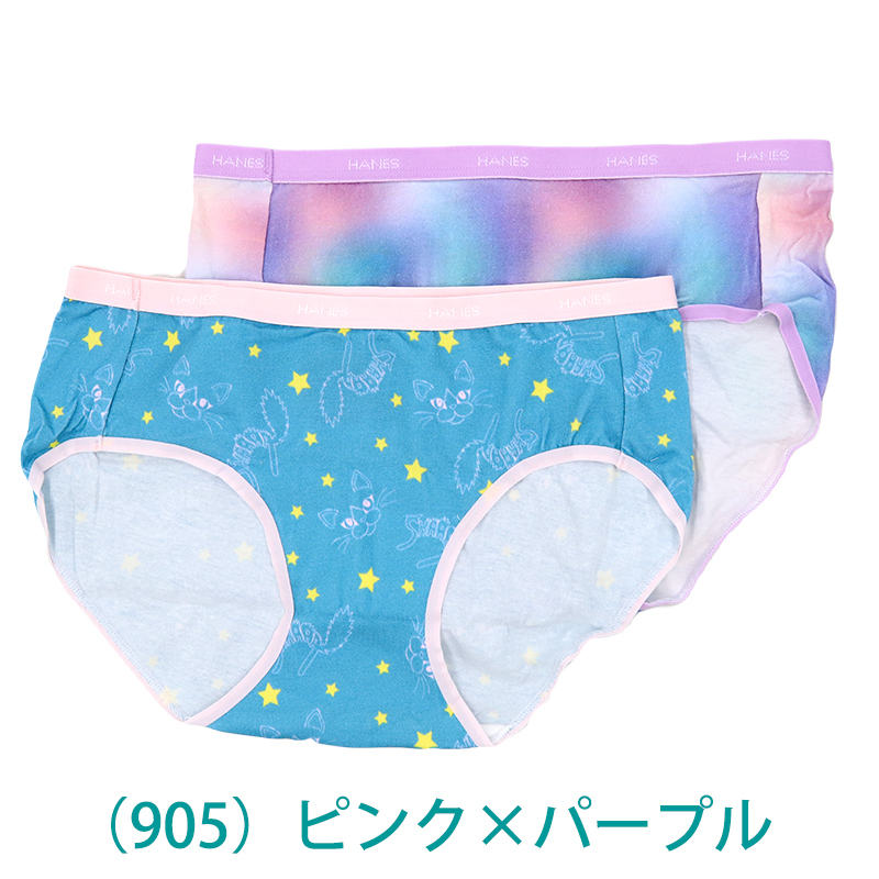 Hanes ショーツ レディース 綿 2枚組 セット 柄 おしゃれ M