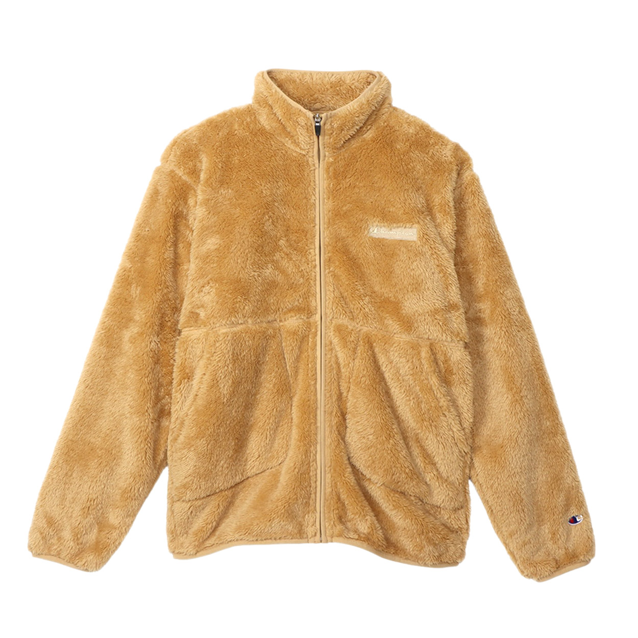チャンピオン メンズ ジップジャケット ゴールドベージュ [取り寄せ] 沖縄配送不可 [自社](メール便不可) Champion（チャンピオン） フリースジャケット メンズ ジップアップ 前