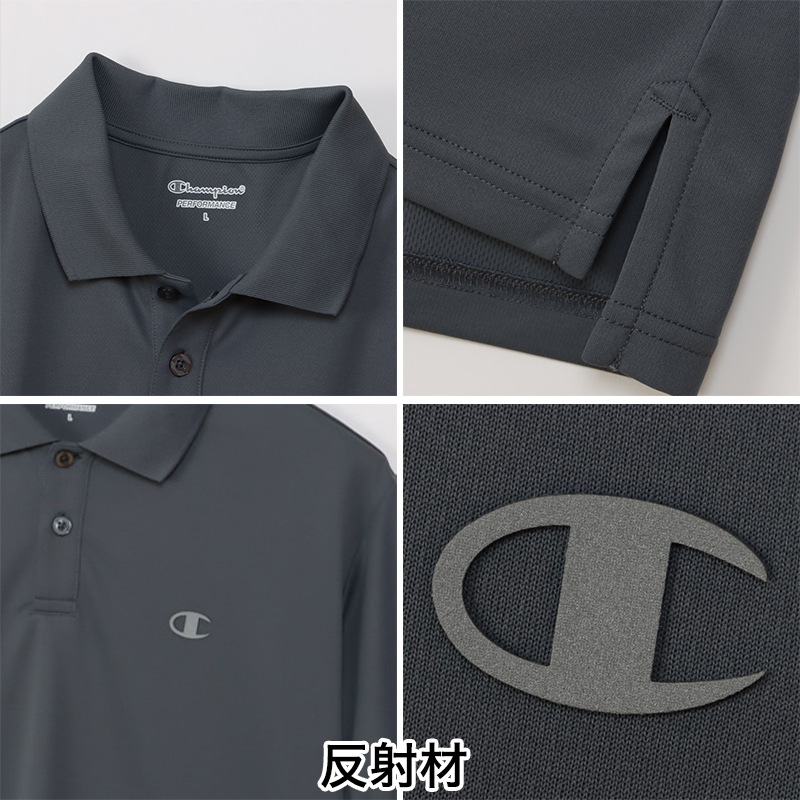 Champion（チャンピオン） ポロシャツ メンズ 半袖 紳士 ウエア シャツ